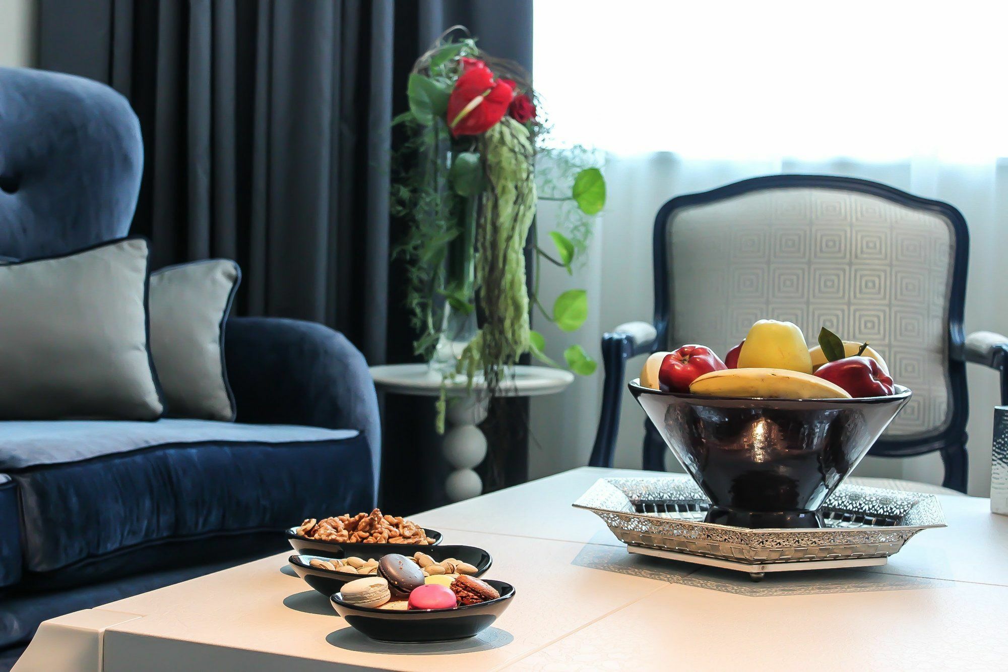 Grand Mogador City Center Casablanca Exterior foto A living room at the hotel